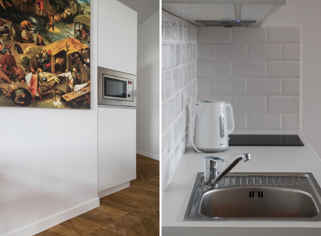 Apartament Przy Woonerfie Łódź Rum bild